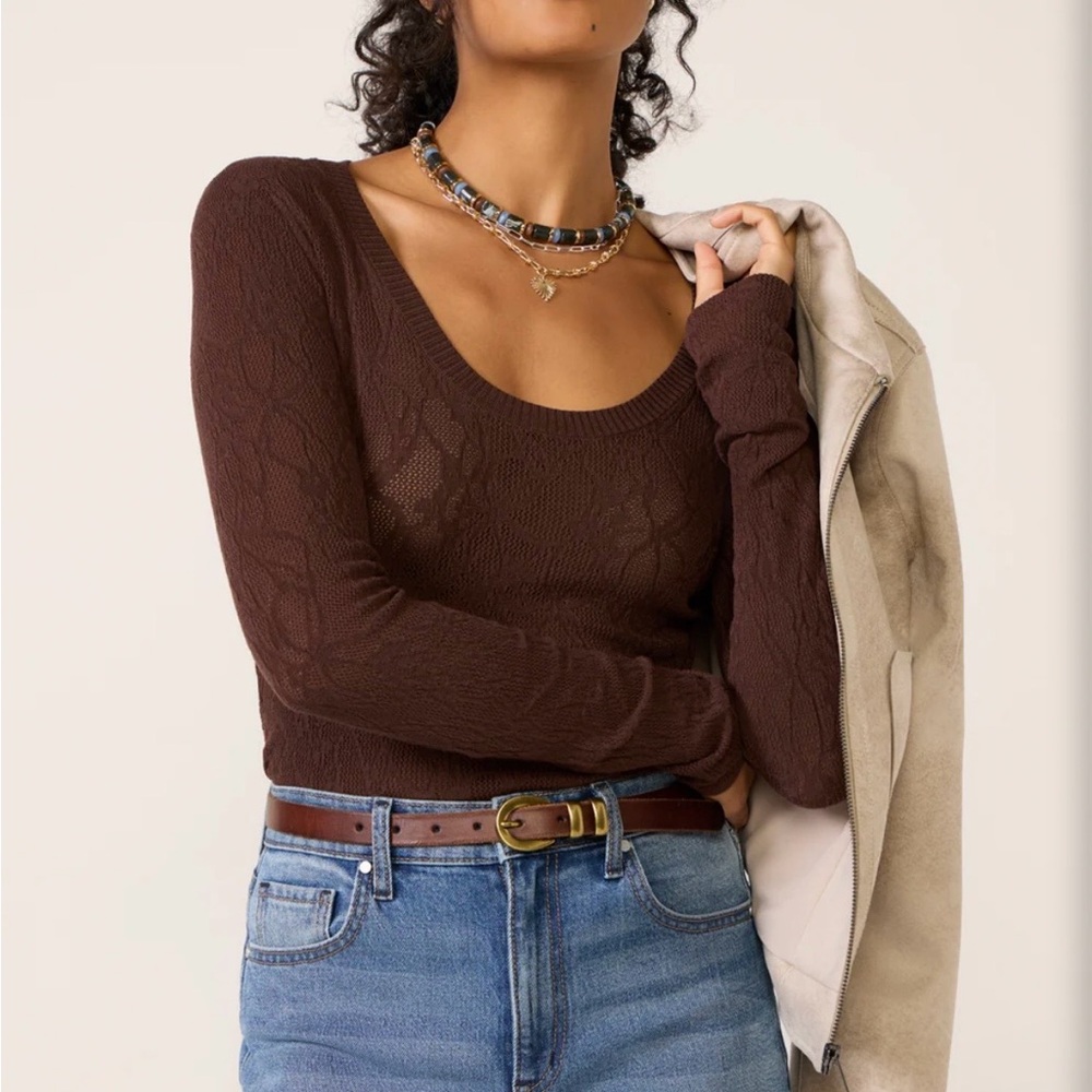 Z Supply Tibi Scoop Neck Top